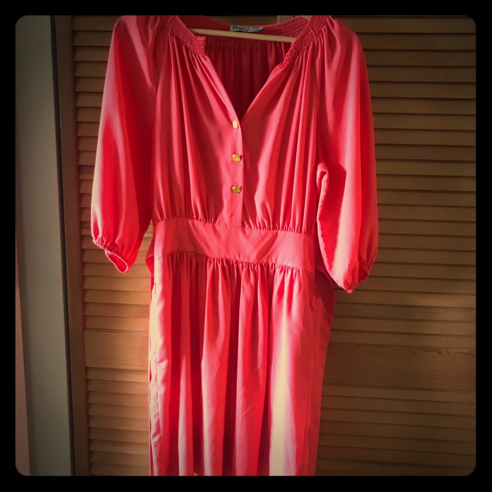 Feminine silk Eliza J blouse dress